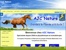 Tablet Screenshot of ajcnature.com